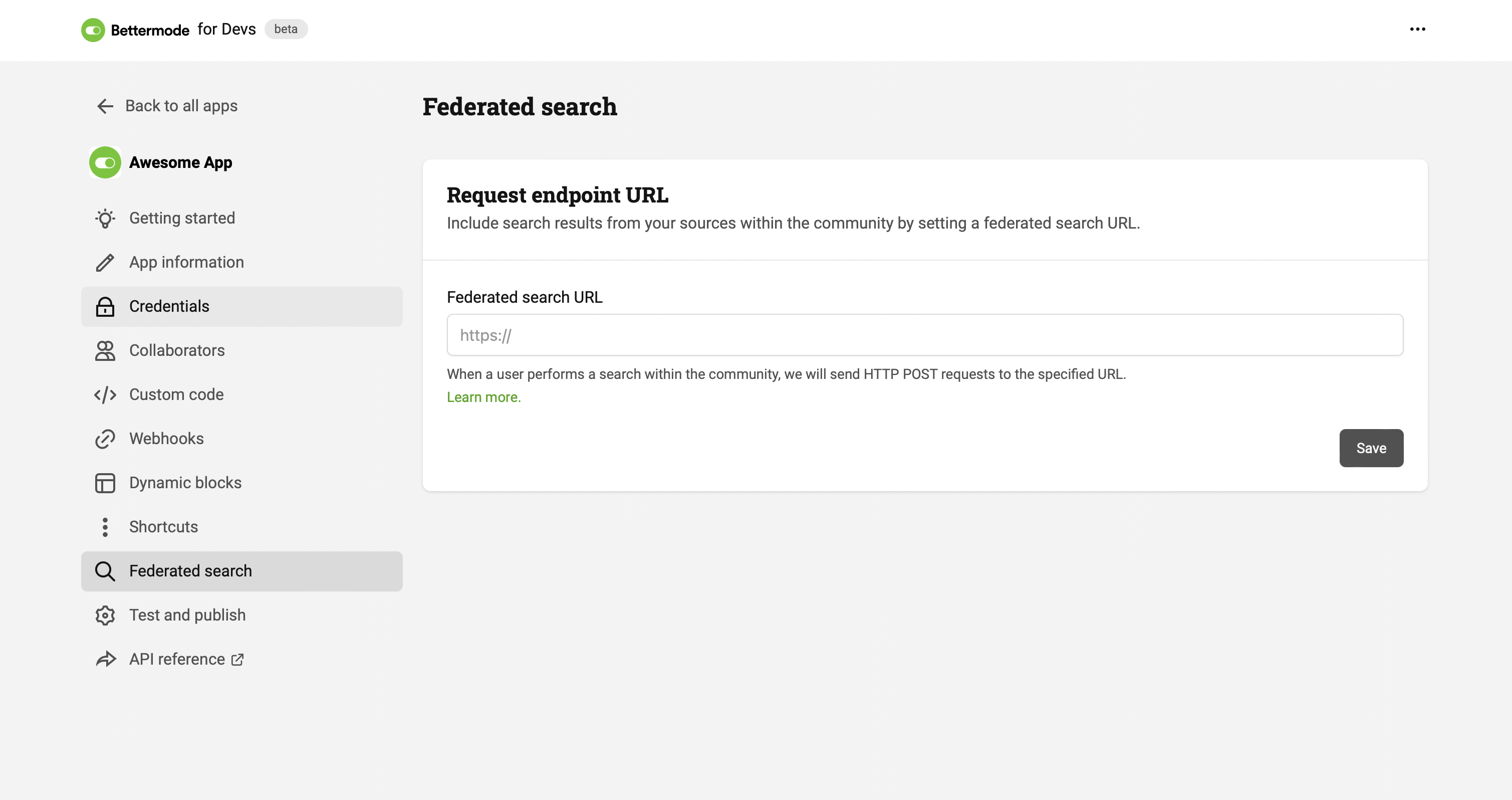 Federated search